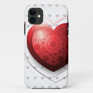 Coeur rouge, coque iphone