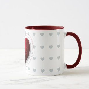 Coeur rouge, mug
