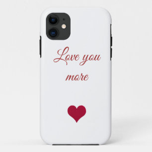 Coeur rouge vous aime plus iPhone / coque ipad