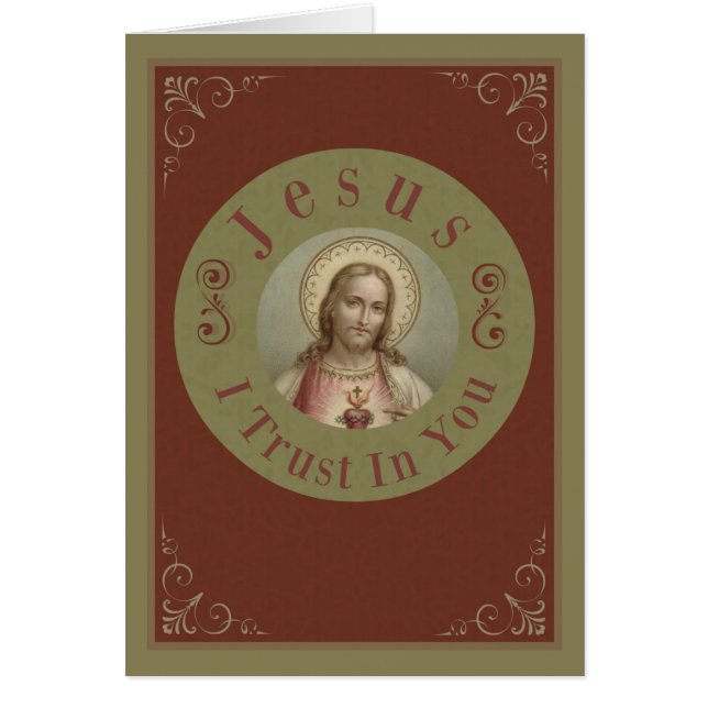 Coeur sacré de confiance de Jésus I dans vous (Devant)