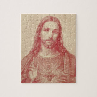 Coeur sacré de cru de puzzle de Jésus