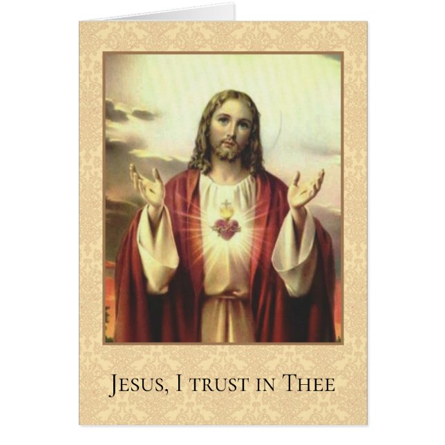 Coeur sacré de cru religieux de Jésus (Devant)