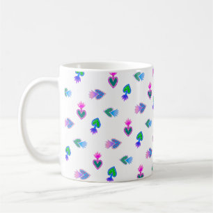 Coeur sacré de Marie Folk Art Mug