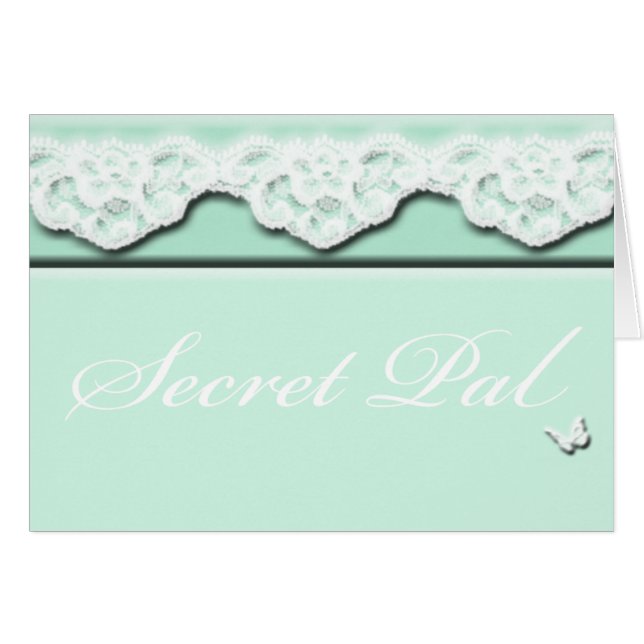 Coeur secret de dentelle de copain (Devant horizontal)
