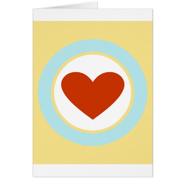 Cœur Simple Rouge (Devant)