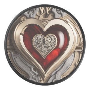 Cœur Steampunk Intemporel de l'Amour
