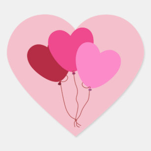 Cœur Sticker à ballon cardiaque