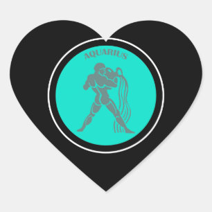 Cœur Sticker cardiaque Aquarius