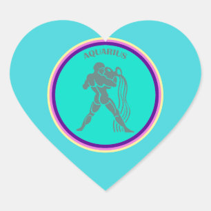Cœur Sticker cardiaque Aquarius