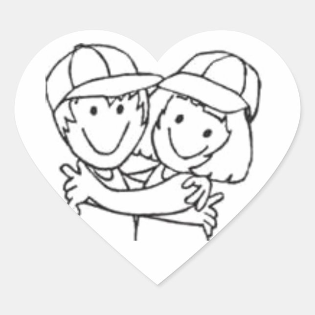 Cœur Sticker cardiaque | Camp Carefree (Devant)