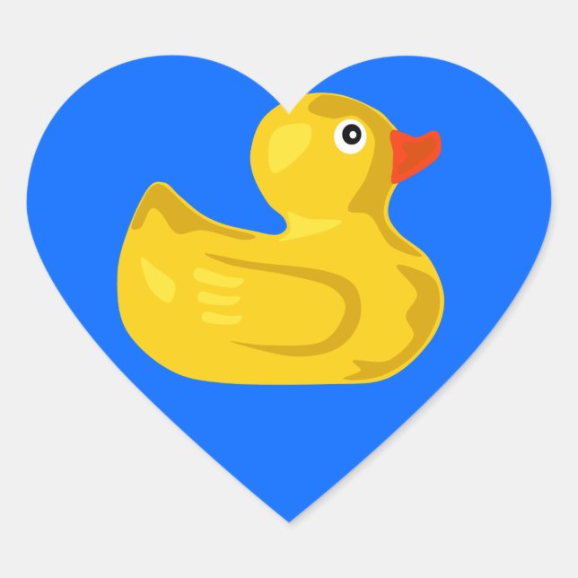 Cœur Sticker Coeur Canard (Devant)