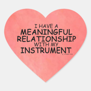 Cœur Sticker Coeur de l'instrument de relation signific