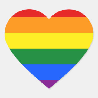Cœur Sticker Coeur gay pride