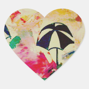 Cœur Sticker Coeur La Playa