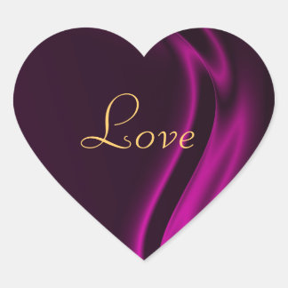 Cœur Sticker d'amour du coeur rose Marquis