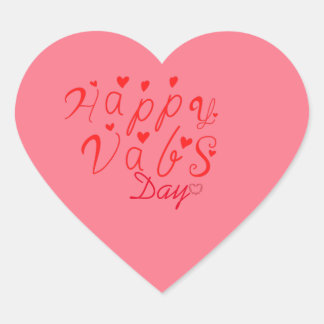 Cœur Sticker de jour de Cute Happy Val