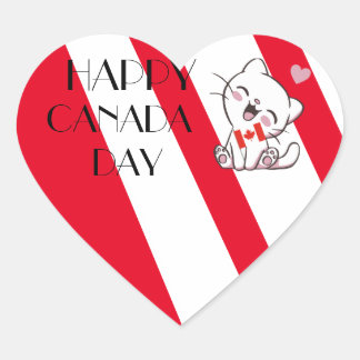 Cœur Sticker de la fête du Canada