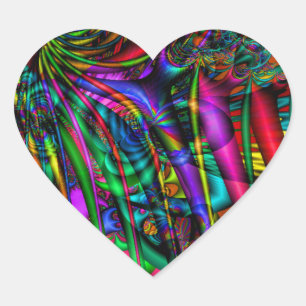 Cœur Sticker fractal