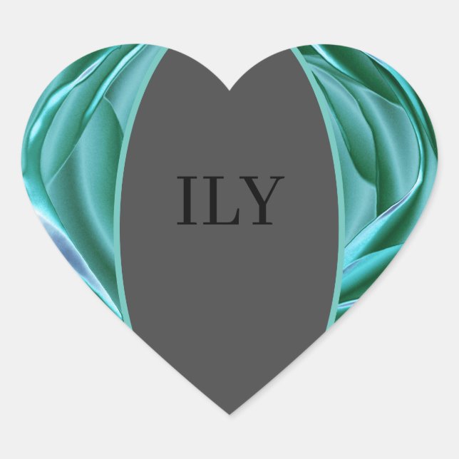 Cœur Sticker ILY (Devant)