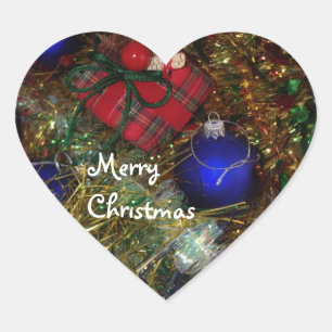 Cœur Sticker Joyeux Noël