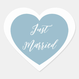 Cœur Sticker juste marié