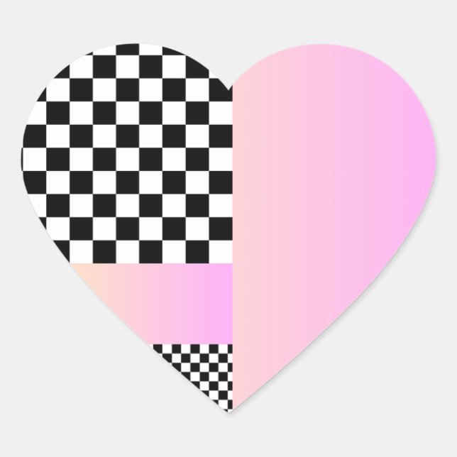 Cœur Sticker Love Racing (Devant)