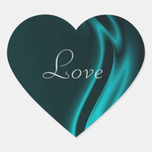 Cœur Sticker Marquis Turquoise Heart Love