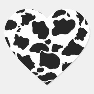 Cœur Sticker pour la peau de vache