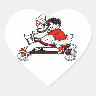 Cœur Sticker SWEETHEART Valentine's Day CARACTÉRISÉ.