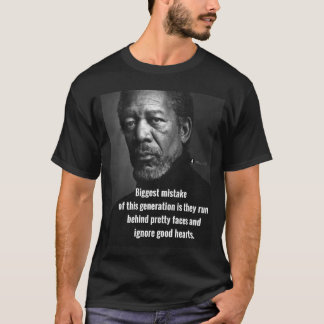 Coeur sur la sagesse hype Tee-Basic noir T-shirt