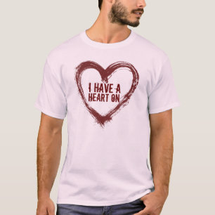 Coeur sur T-shirt