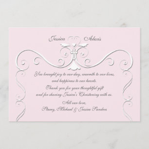 Cœur Tendre Rose Religieux Merci