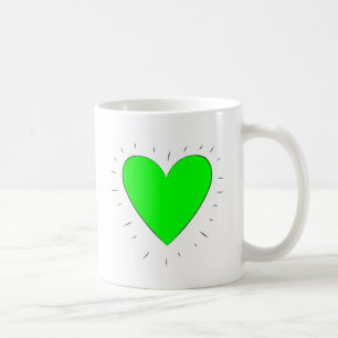 Coeur vert - tasse