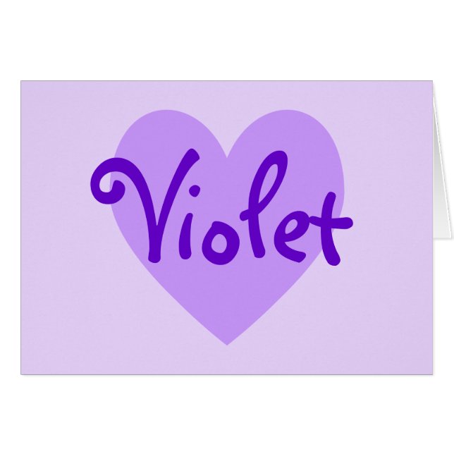 Coeur violet (Devant horizontal)