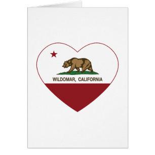 coeur wildomar de drapeau de la Californie