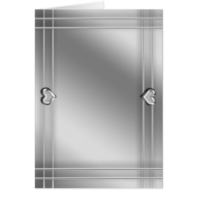 Coeurs argentés (portrait) (Devant)