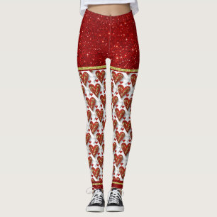 Coeurs Artistiques 2 Leggings Pop Mode
