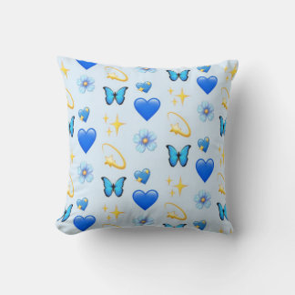 Coeurs Bleus - Créez votre propre (CYO) - Coussin