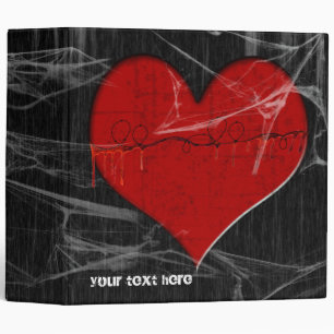 Coeurs brisés Classeur Goth