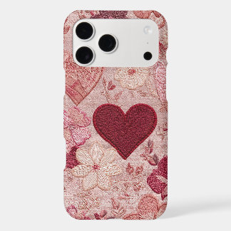 Cœurs Broderie Romantique & Motif Floral