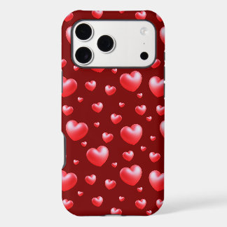 Cœurs d'amour rouges