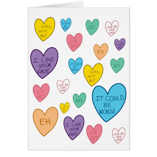 Coeurs de bonbons (Devant)