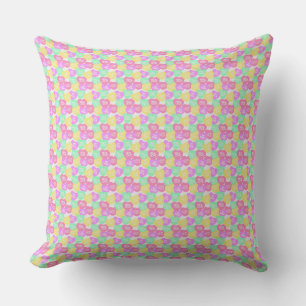 Coeurs de bonbons Lancer Oreiller