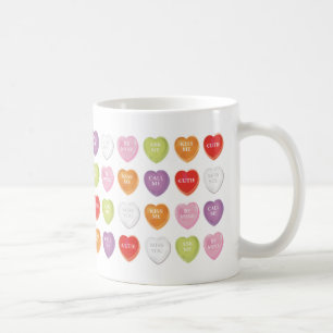 Coeurs de conversation Valentines Mug