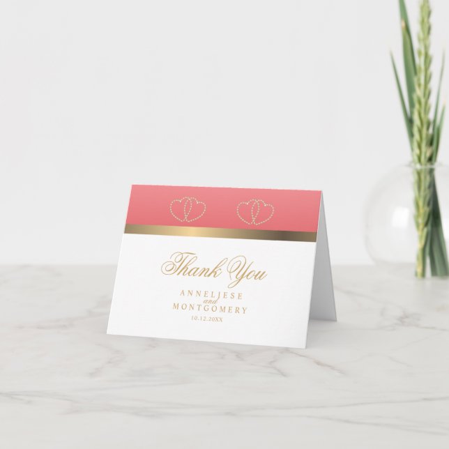 Coeurs de corail et d'or - Merci (Devant)