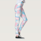 Coeurs de fierté transgenre Leggings Motifs