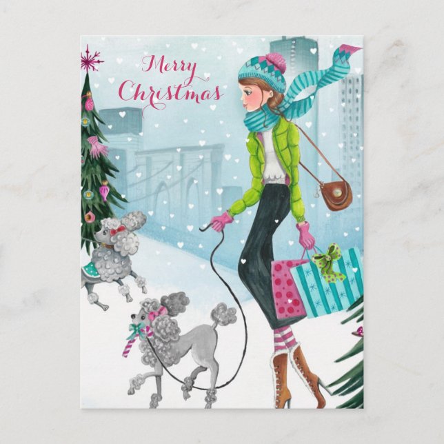 Coeurs de neige - cartes postales (Devant)
