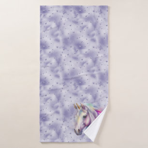 Coeurs de Parties scintillant de licorne violette
