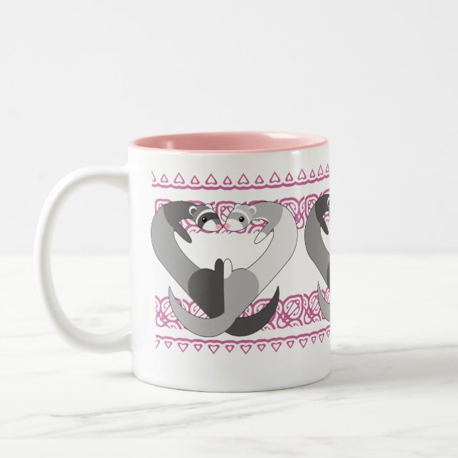 Coeurs de tasse de furet (Gauche)