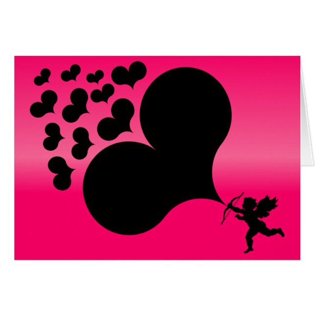 Coeurs de tir mignon (Devant horizontal)